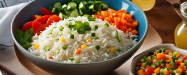 salade de riz vegan