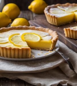 tarte au citron vegan