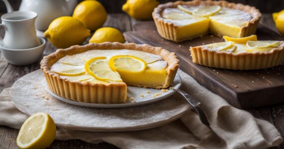 tarte au citron vegan