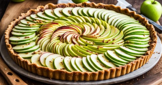 tarte aux pommes vegan