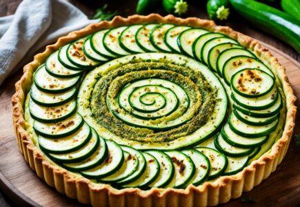 tarte courgette vegan