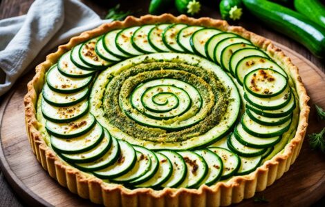 tarte courgette vegan