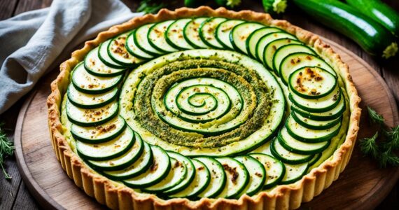 tarte courgette vegan