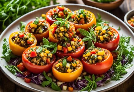 tomates farcies vegan