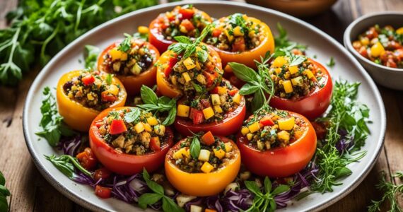 tomates farcies vegan